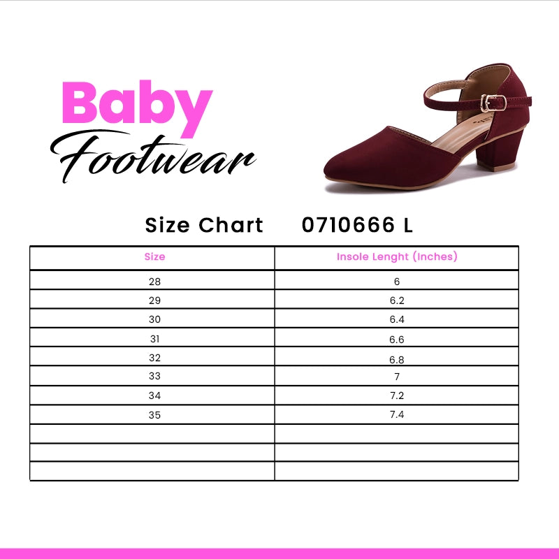 Baby Casual Pumps Maroon 0710666