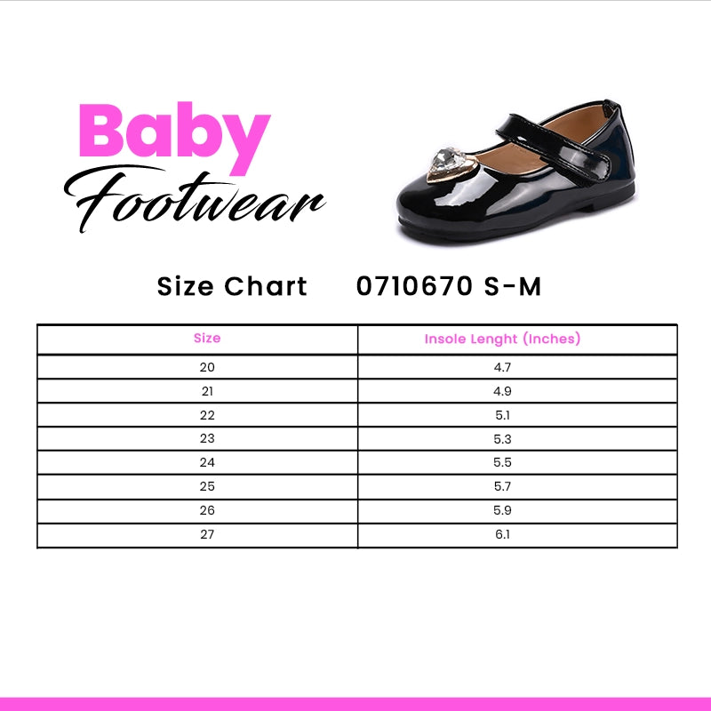 Girl Fancy Pumps Black 0710670