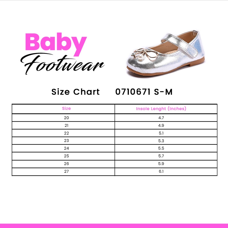 Girl Fancy Pumps Silver 0710671