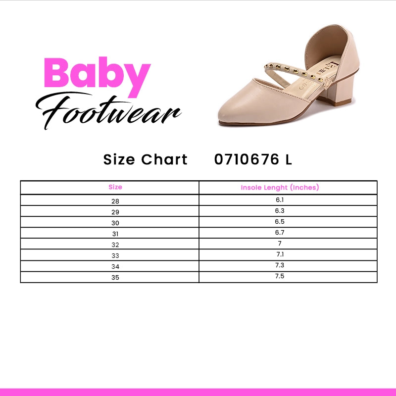 Girl Casual Pumps Fawn 0710676