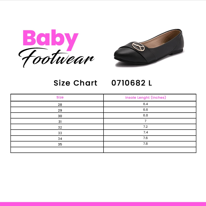Girl Casual Pumps  Black 0710682