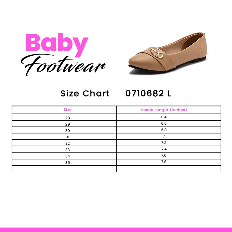 Girl Casual Pumps  Fawn 0710682