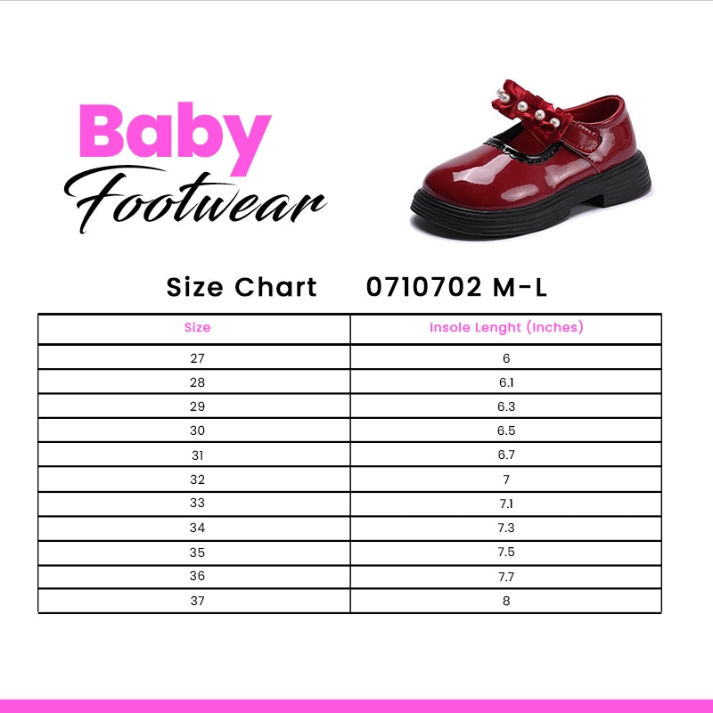 Girl Fancy Pumps Red 0710702