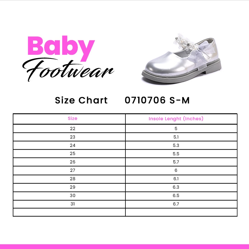Girl Fancy Pumps Silver 0710706