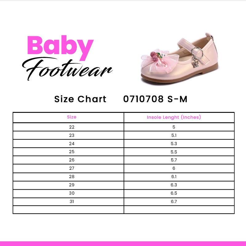 Girl Fancy Pumps Peach 0710708