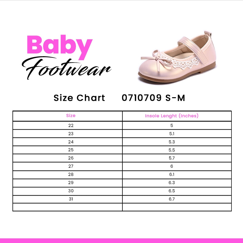 Girl Fancy Pumps Peach 0710709