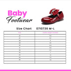 Girl Fancy Pumps Maroon 0710736