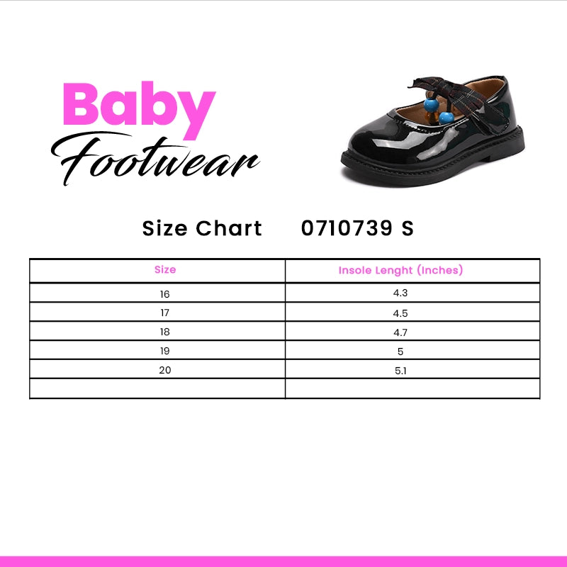 Girl Casual Pumps Black 0710739