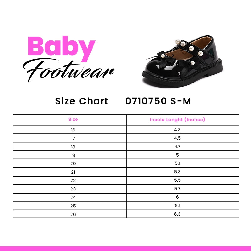 Girl Fancy Pumps  Black 0710750