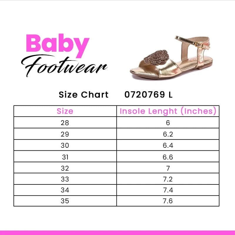 Baby Girls Gold Sandals 0720769