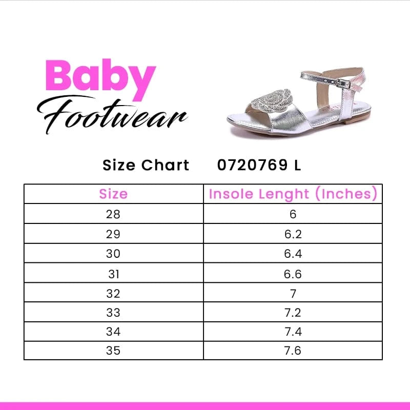 Baby Girls Silver Sandals 0720769