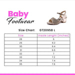 Baby Girls Gold Fancy Sandals 0720958