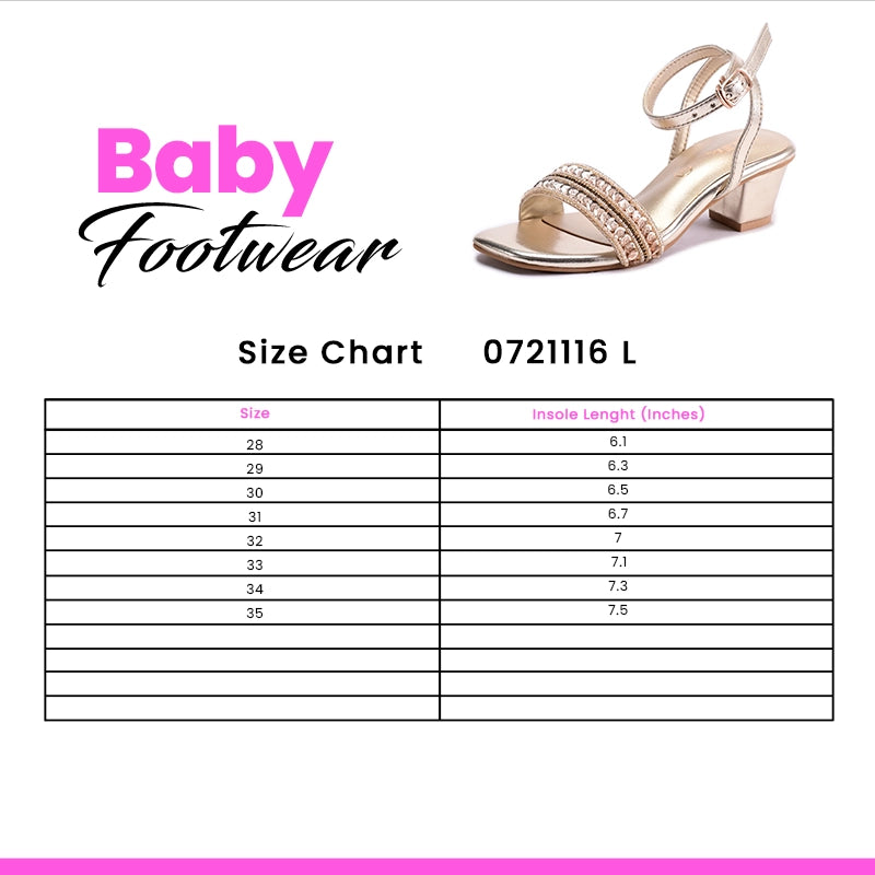 Baby Fancy Sandal Golden 0721116