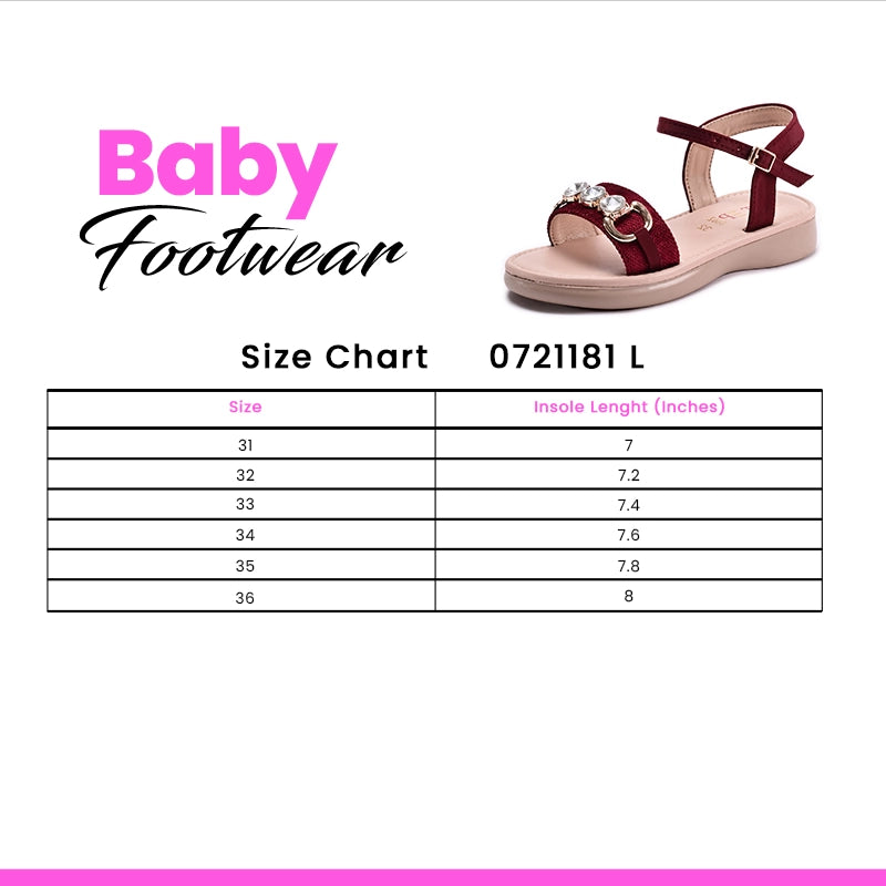 Baby Casual Sandal Maroon 0721181