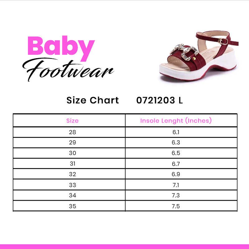 Baby Casual Sandal Maroon 0721203