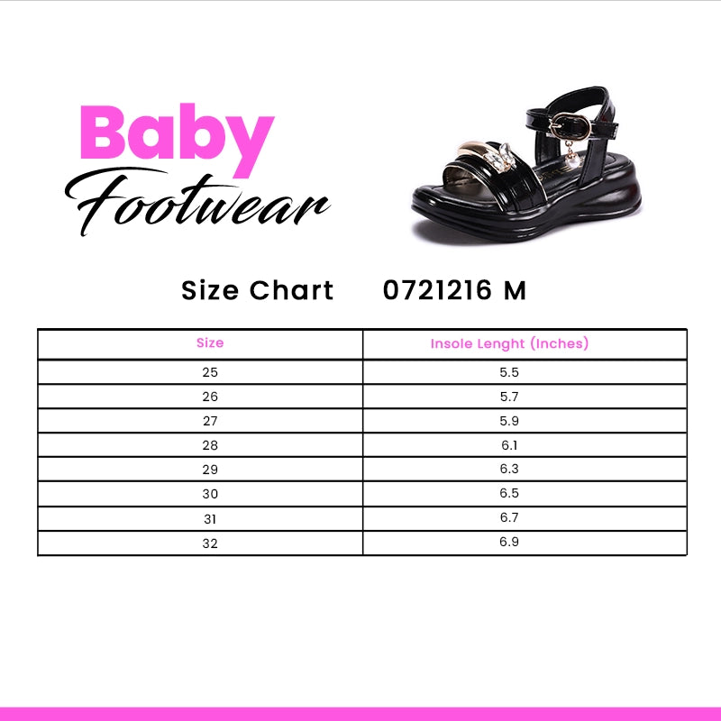 Baby Fancy Sandal Black 0721216