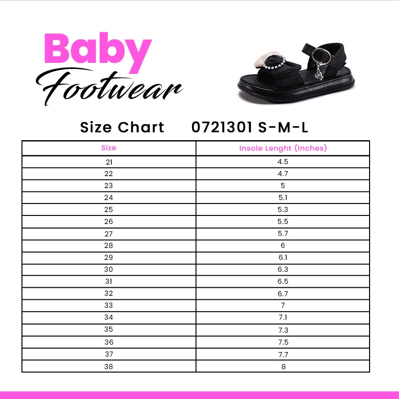 Baby Fancy Sandal Black 0721301