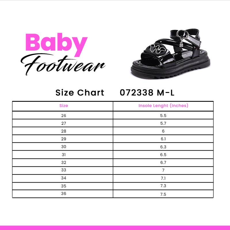 Baby Fancy Sandal Black 0721338