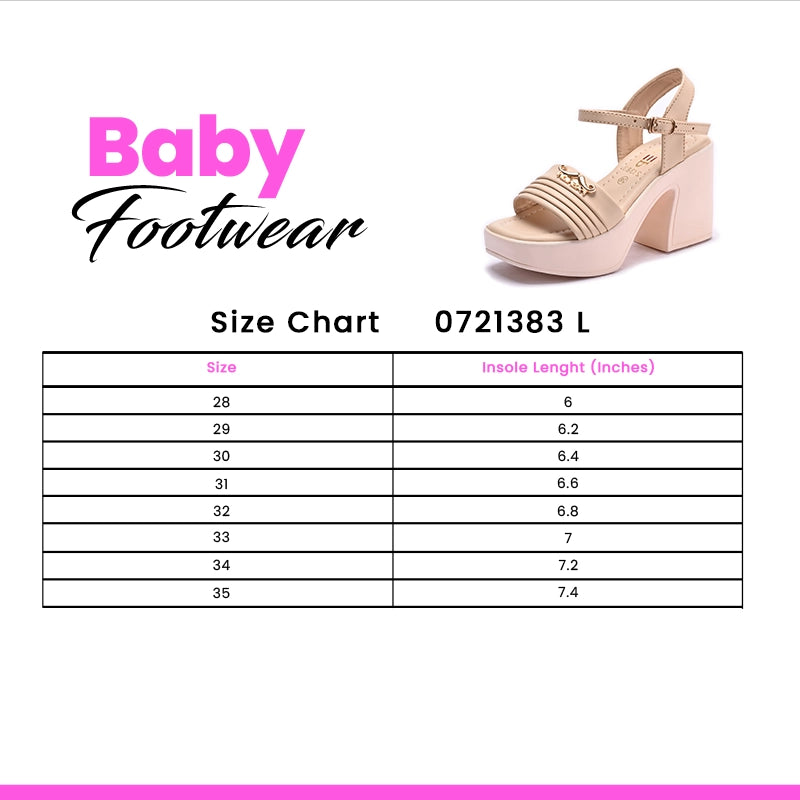 Girl Fancy Sandal Fawn 0721383