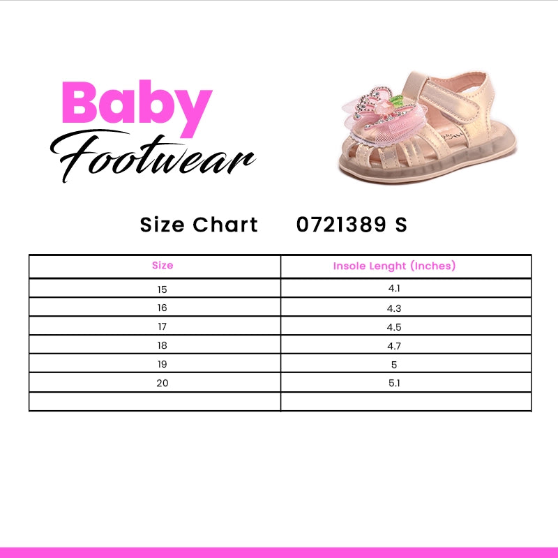 Girl Fancy Sandal Peach 0721389