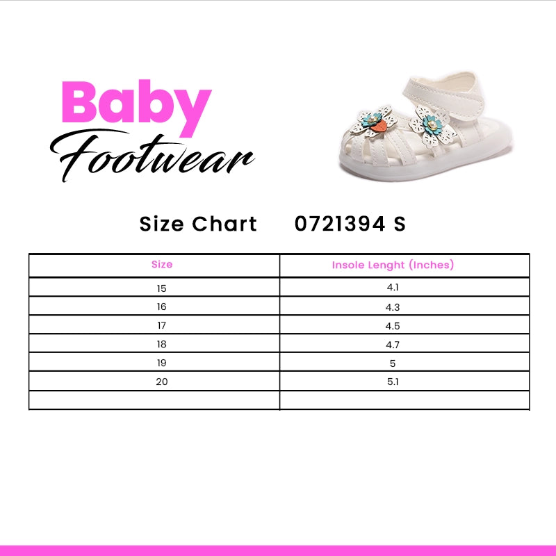 Girl Fancy Sandal White 0721394