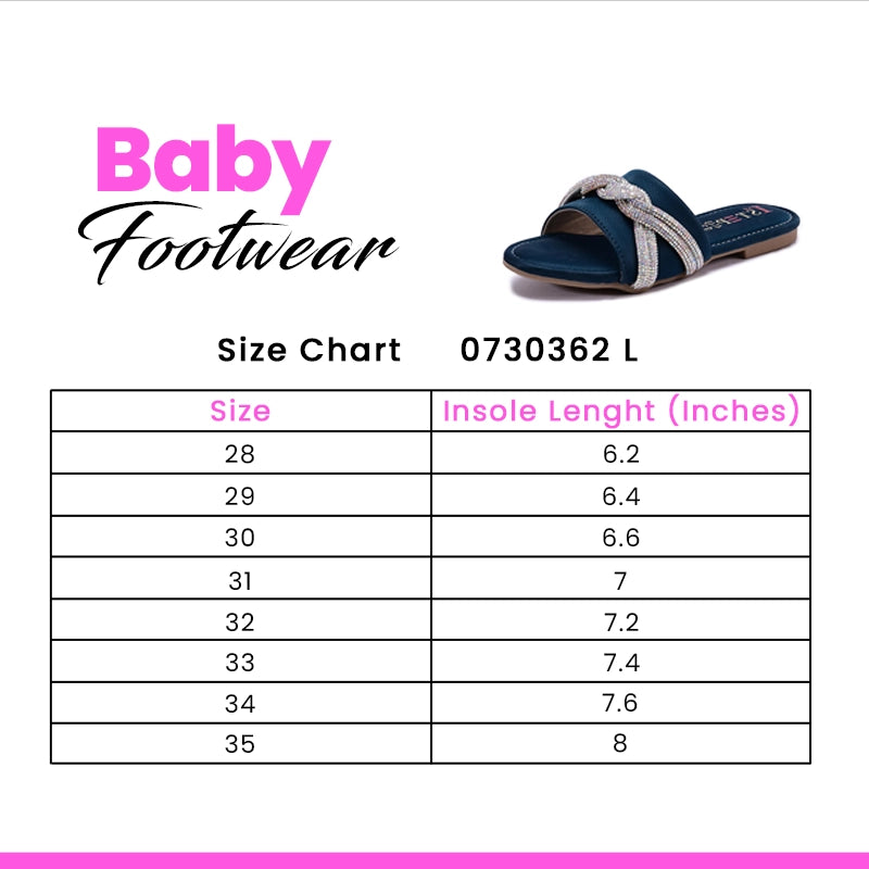 Baby Blue Fancy Slippers 0730362