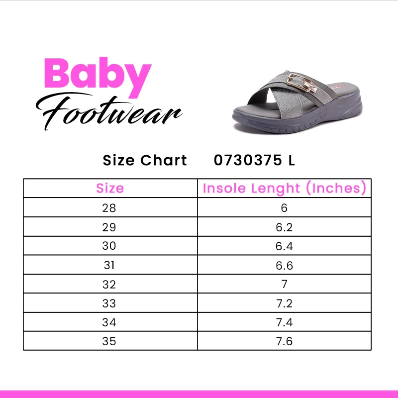 Baby Fancy Slipper Grey 0730375