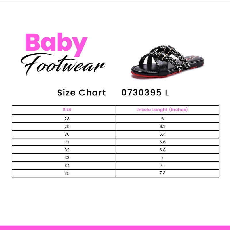 Baby Fancy Slipper Black 0730395