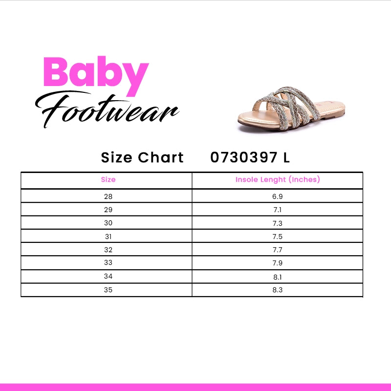 Baby Fancy Slipper Golden 0730397
