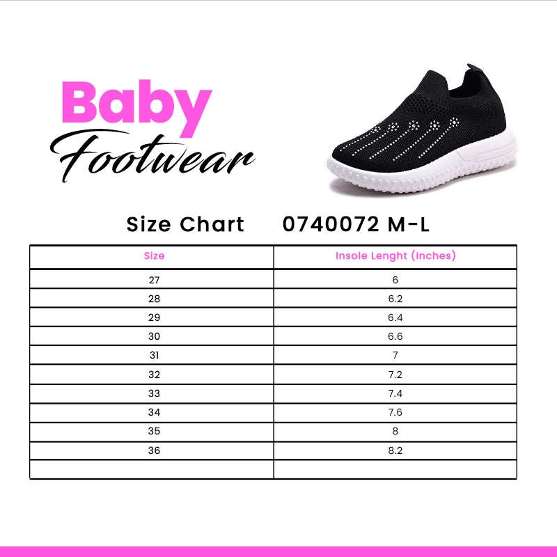 Baby Sneaker Shoes Black 0740072