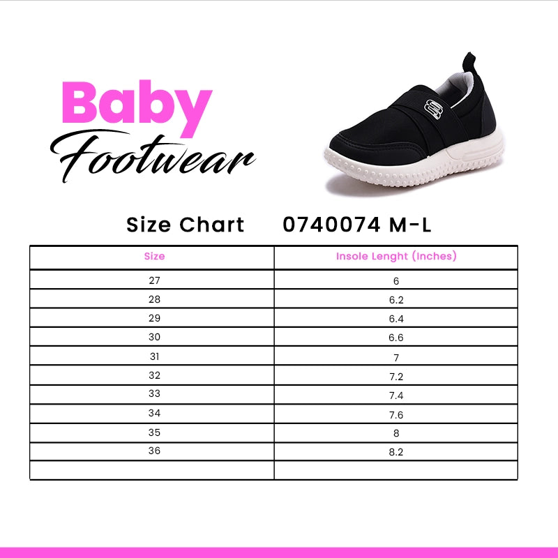 Baby Sneaker Shoes Black 0740074