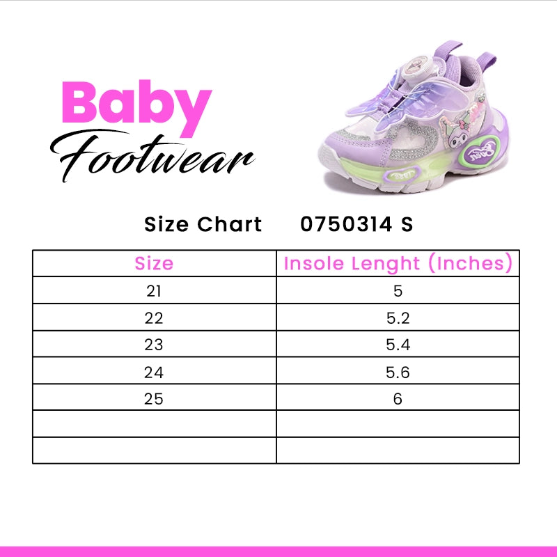 Purple Jogger Shoes for Baby 0750314