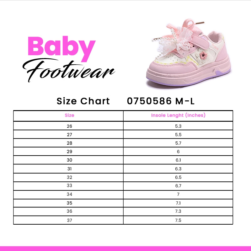 Girl Jogger Shoes Pink 0750586