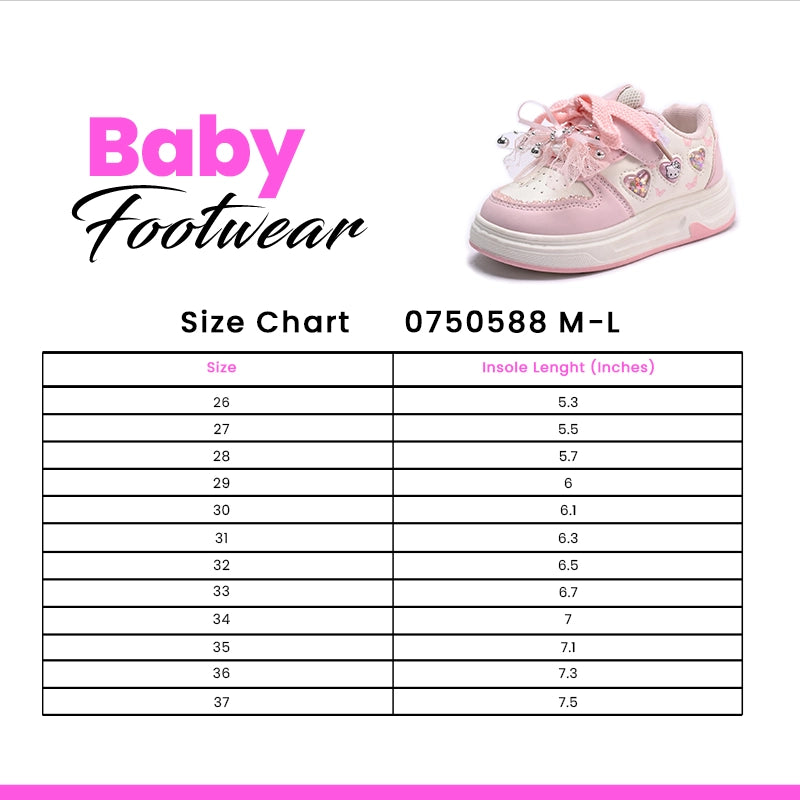 Girl Jogger Shoes Pink 0750588