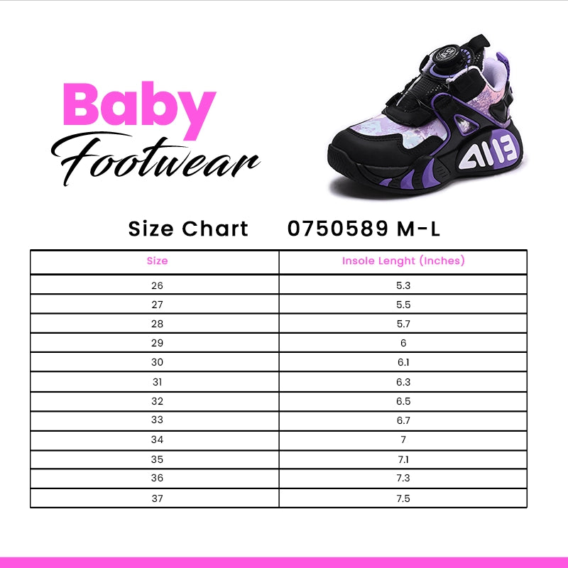 Girl Jogger Shoes Purple 0750589