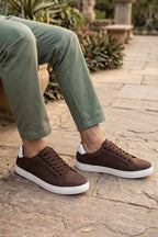 Sneaker Shoes Dark Brown 0120736