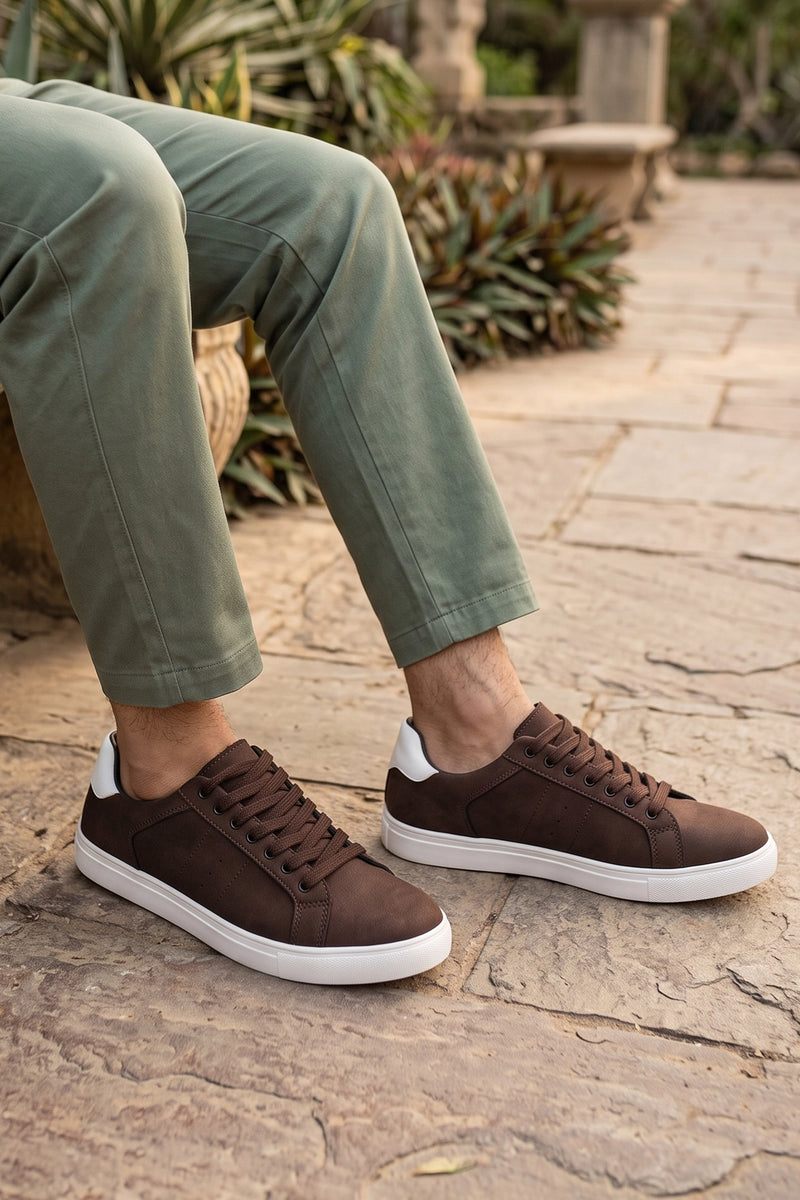 Sneaker Shoes Dark Brown 0120736