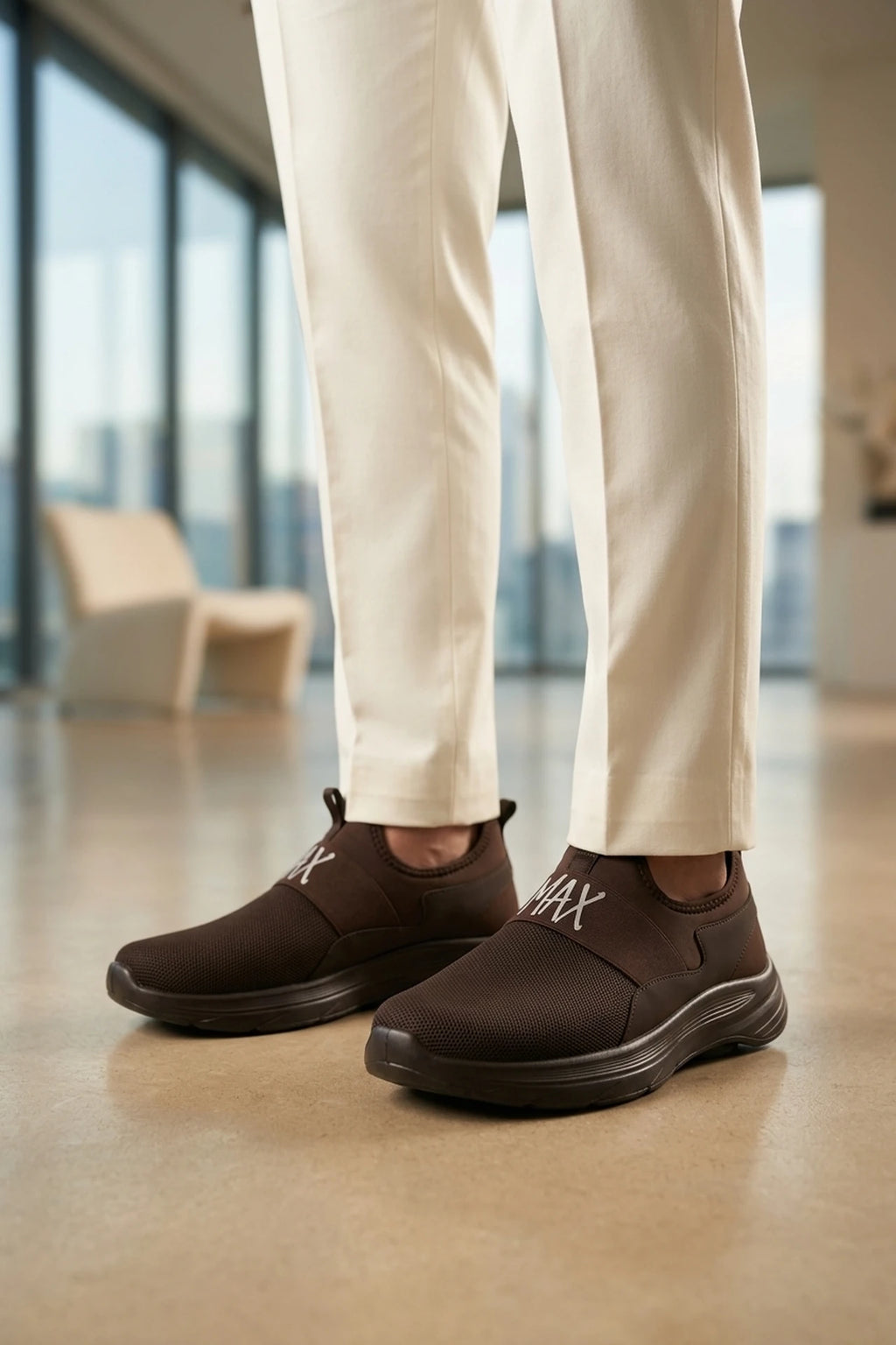 Sneaker Shoes Dark Brown 0120768