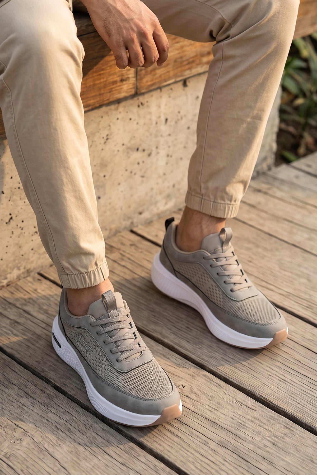 Sneaker Shoes Khaki 0120730