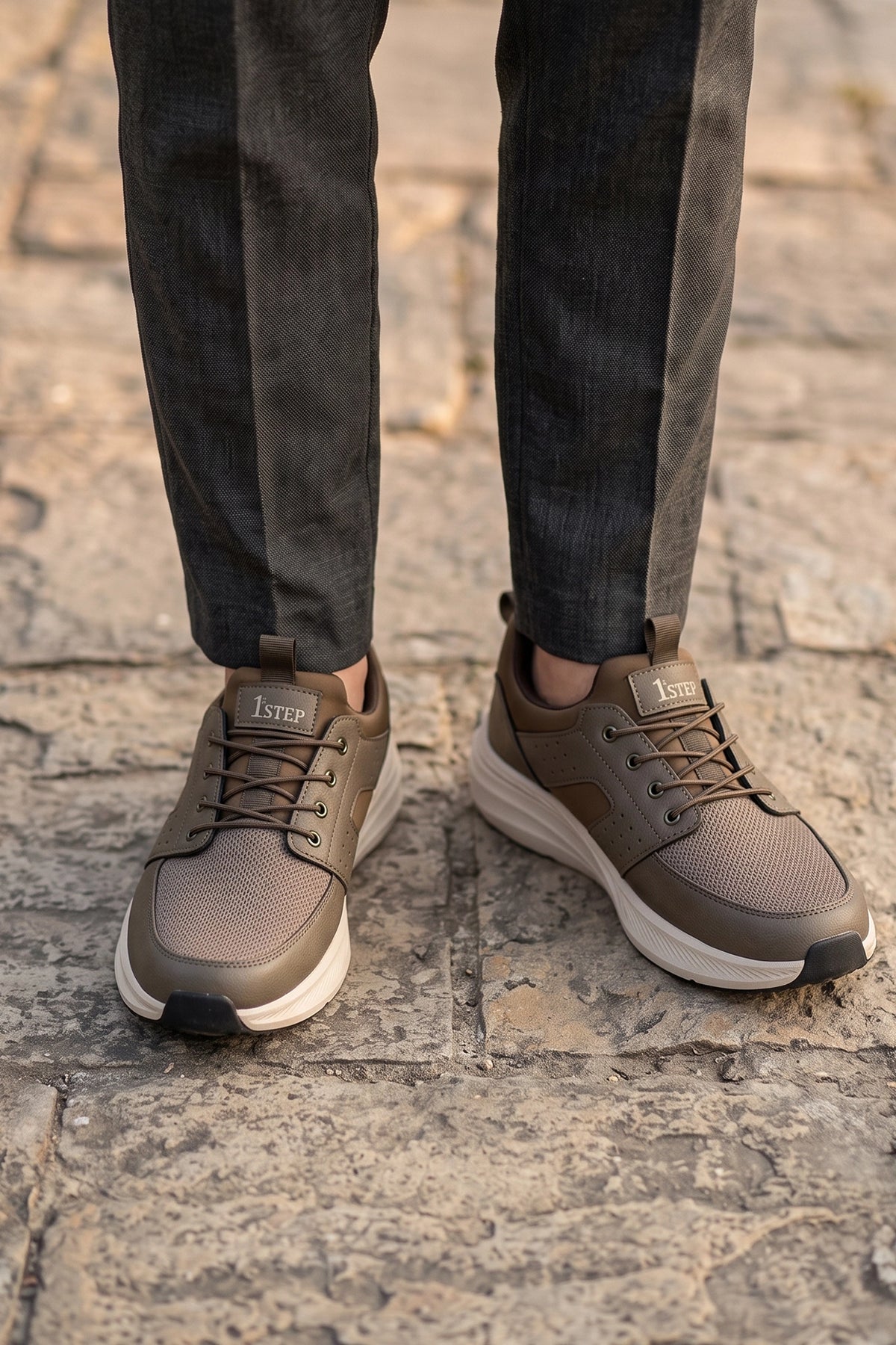 Sneaker Shoes Khaki 0120747