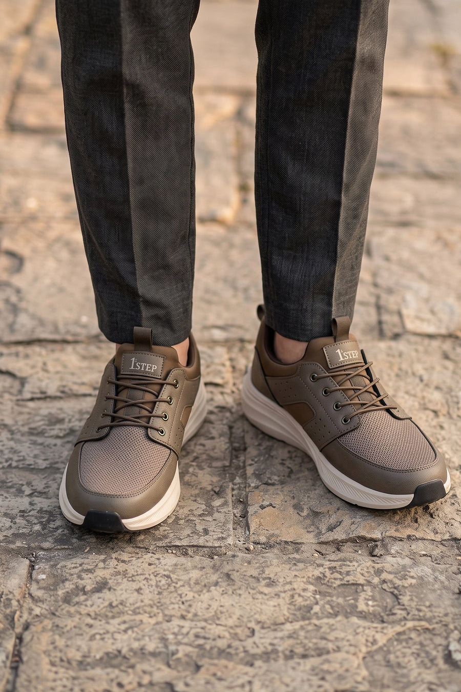 Sneaker Shoes Khaki 0120747