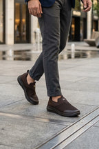 Sneaker Shoes Dark Brown 0120764