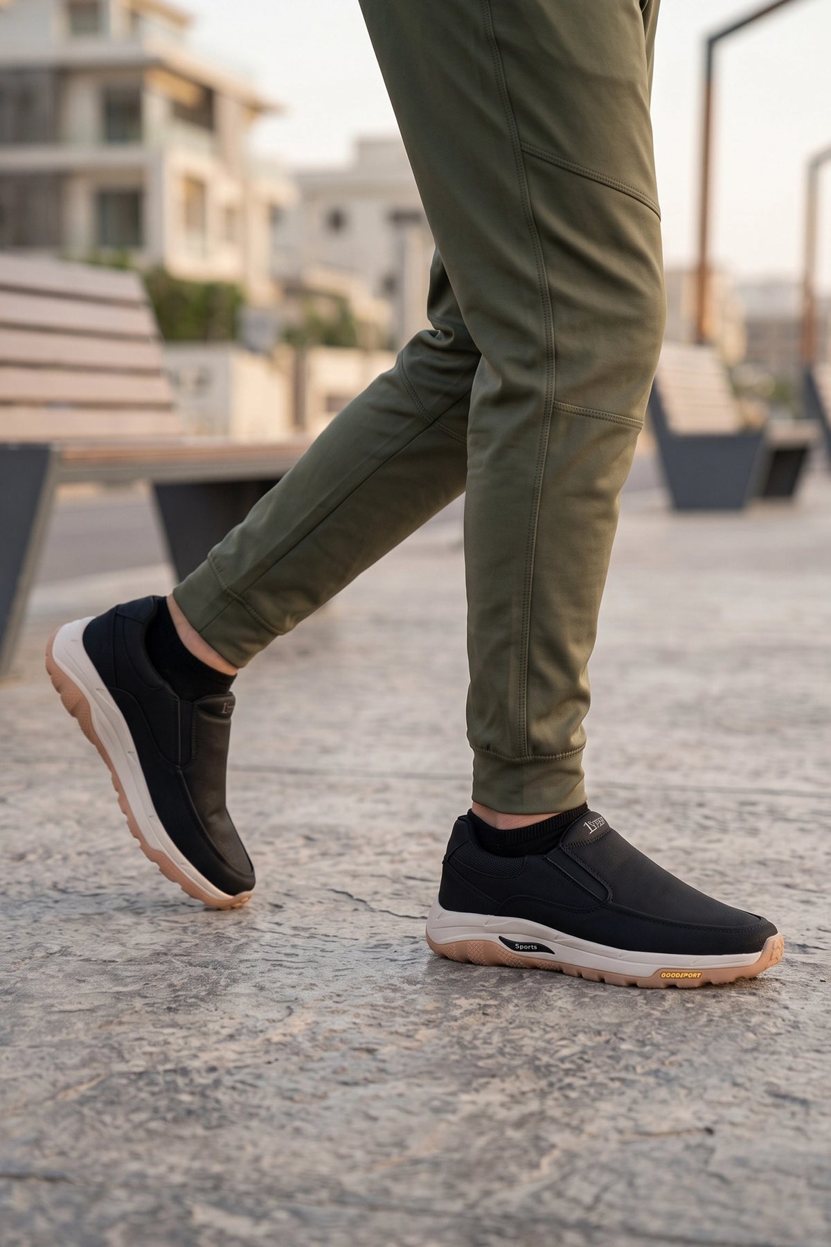 Swift Glide Black Sneaker Shoes 0120530