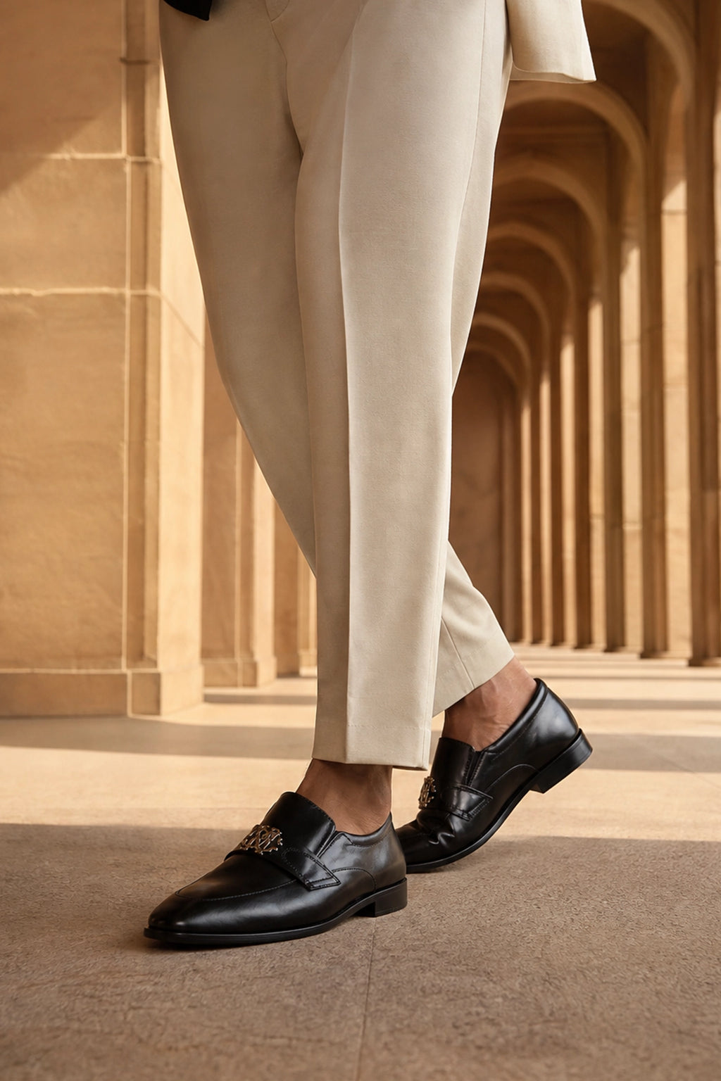Vanguard Black Dress Loafers 0111290