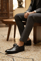 Westbrook Black Slip On Dress Shoes 0111248