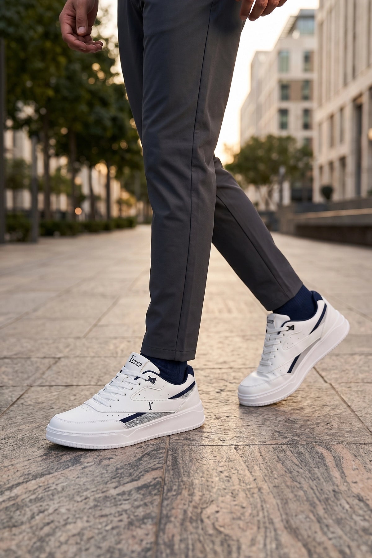 White Mens Sneakers 0120612