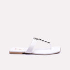 White Casual Slippers 0412826