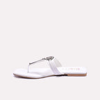 White Casual Slippers 0412826