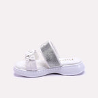 White Comfy Fancy Slippers for Women