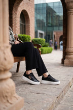 Women Black Chic Sneakers 0440648